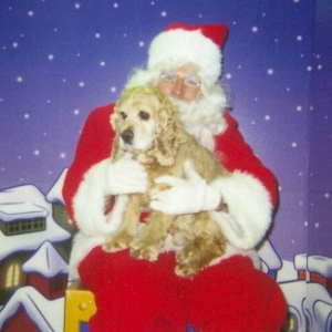 Gabby With Santa: Taken 12/14/2002
